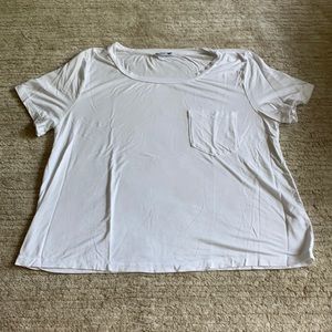 splendid crop top, silky cotton tee